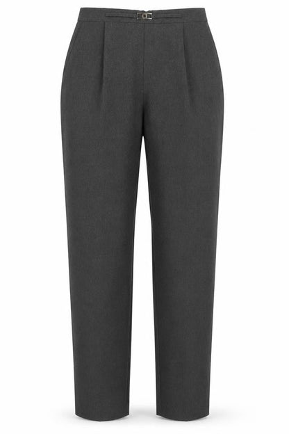 Womens UK Size 12 Mia Moda Regular Fit  Grey Trousers