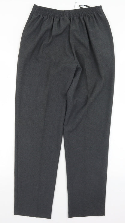 Womens UK Size 12 Mia Moda Regular Fit  Grey Trousers