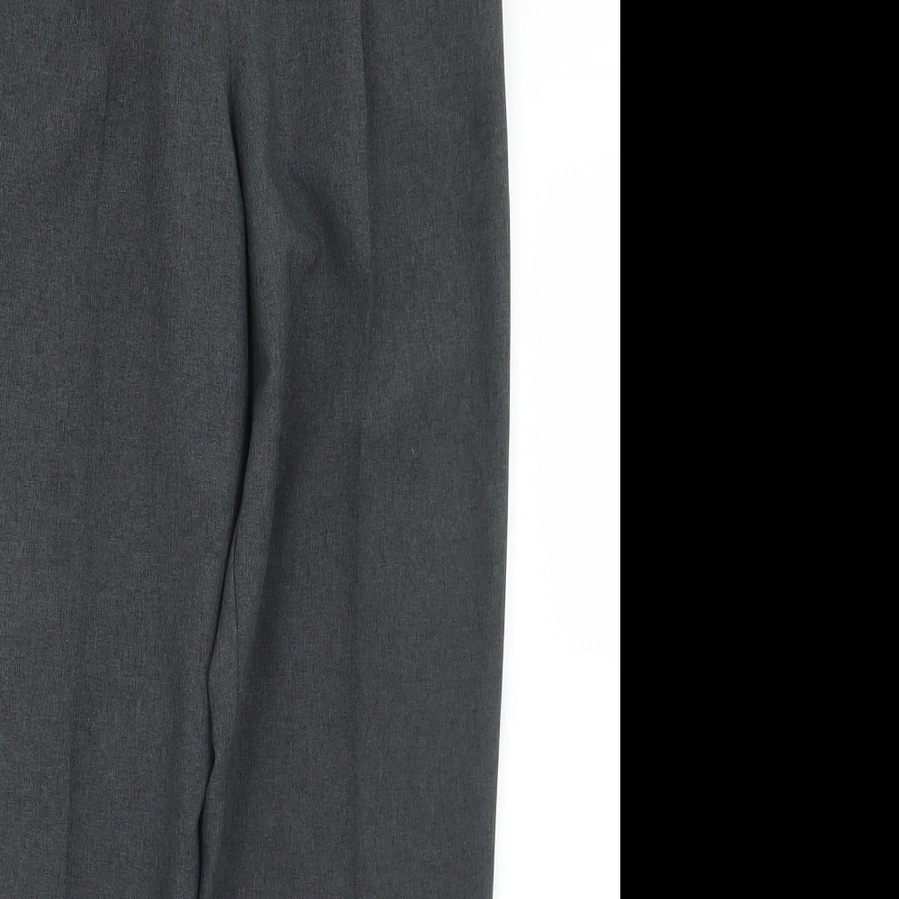 Womens UK Size 12 Mia Moda Regular Fit  Grey Trousers
