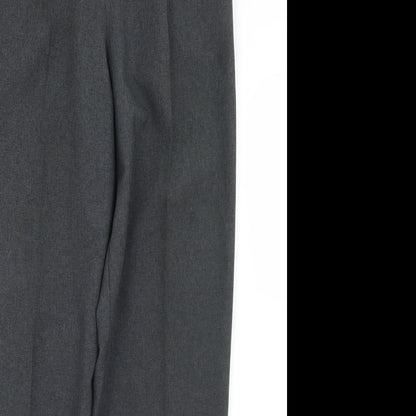 Womens UK Size 12 Mia Moda Regular Fit  Grey Trousers