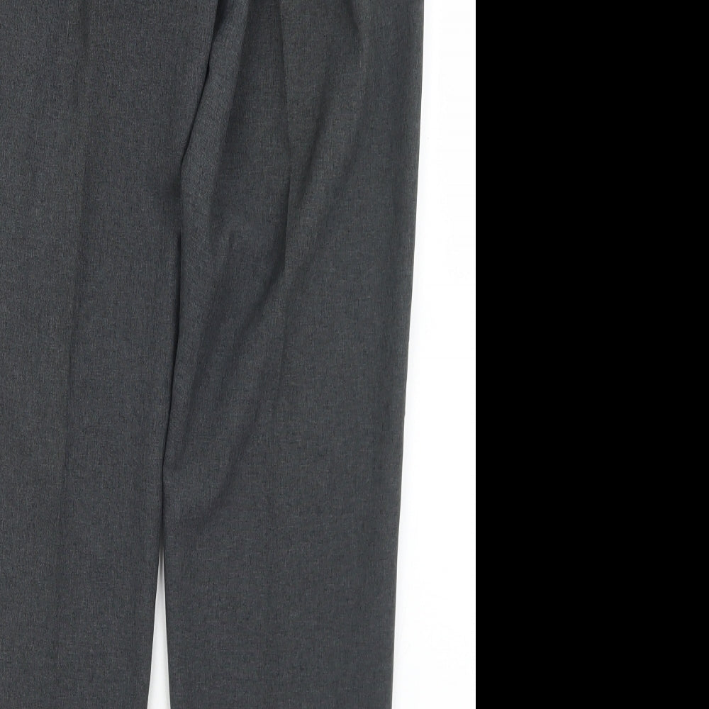 Womens UK Size 12 Mia Moda Regular Fit  Grey Trousers