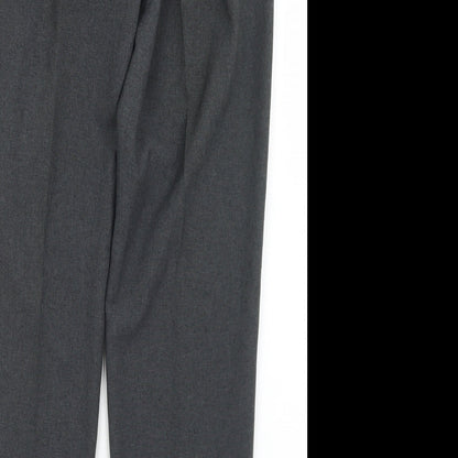 Womens UK Size 12 Mia Moda Regular Fit  Grey Trousers