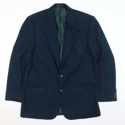 Mens UK Size 42 BHS Regular Blue Suit Jacket