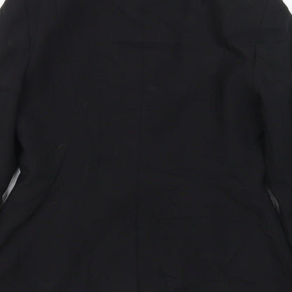 Primark Womens Black Polka Dot Polyester Jacket Suit Jacket Size 12
