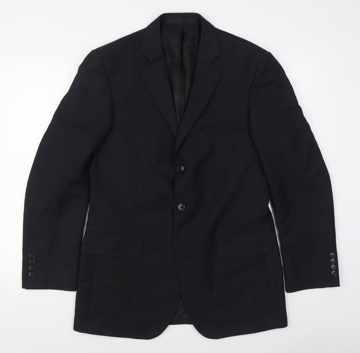 Mens UK Size 38 Marks and Spencer Regular Black Suit Jacket