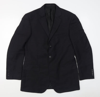 Mens UK Size 38 Marks and Spencer Regular Black Suit Jacket