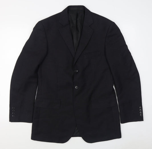 Mens UK Size 38 Marks and Spencer Regular Black Suit Jacket