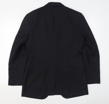 Mens UK Size 38 Marks and Spencer Regular Black Suit Jacket