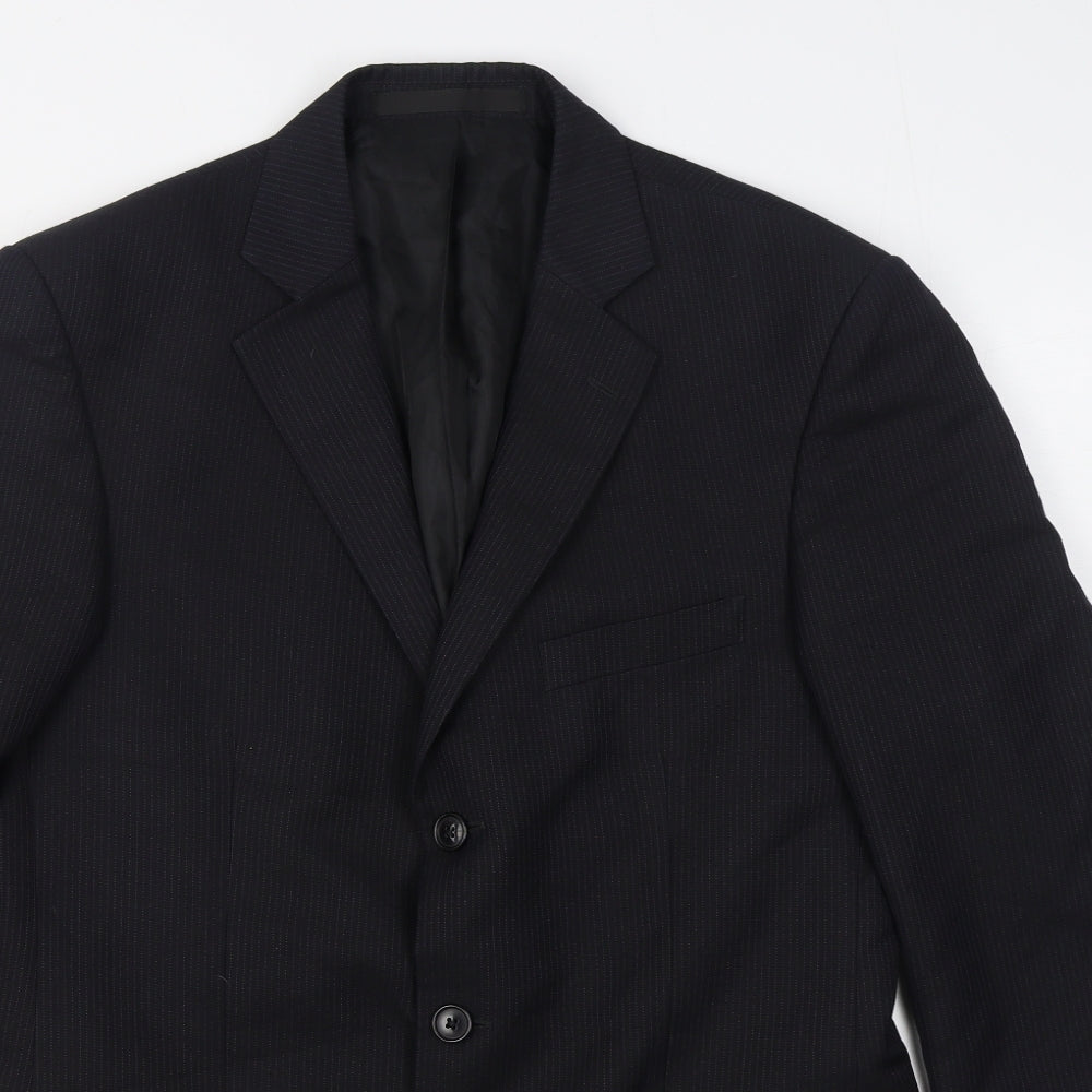 Mens UK Size 38 Marks and Spencer Regular Black Suit Jacket