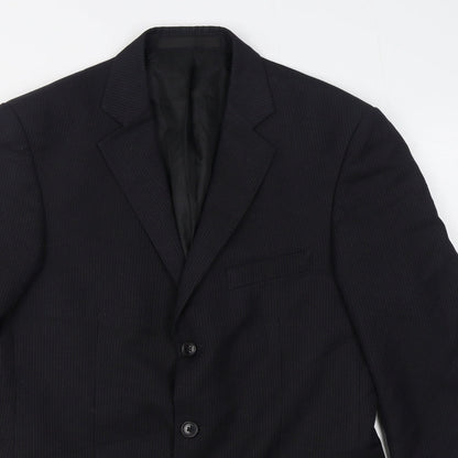 Mens UK Size 38 Marks and Spencer Regular Black Suit Jacket