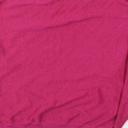 Eksept Womens Pink Boat Neck  Viscose Pullover Jumper Size 2XL