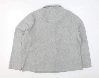 M&Co Womens Grey   Jacket  Size 20  Zip