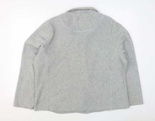 M&Co Womens Grey   Jacket  Size 20  Zip