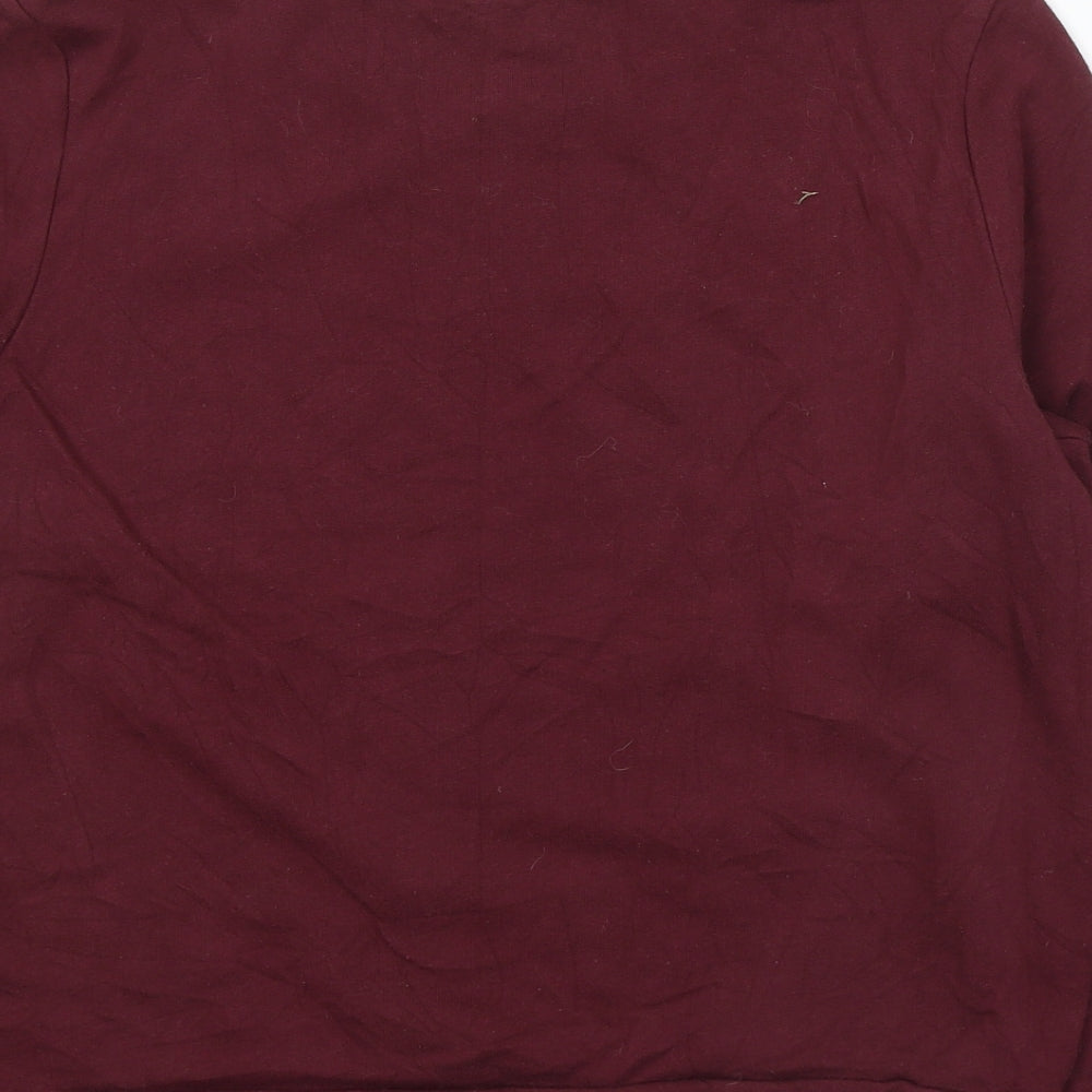 Womens UK Size L Divided by H&M Red Pullover Sweatshirt