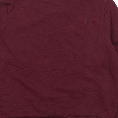 Womens UK Size L Divided by H&M Red Pullover Sweatshirt