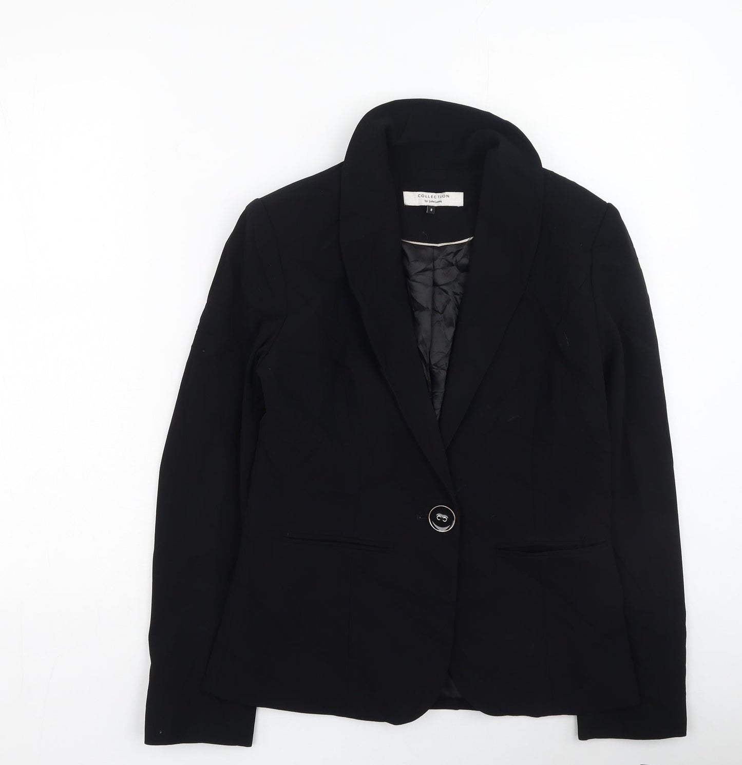 John Lewis Womens Black   Jacket  Size 8