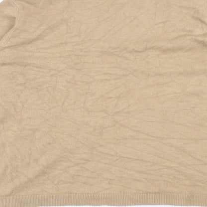 Intuition Womens Brown Collared  Viscose Pullover Jumper Size 18