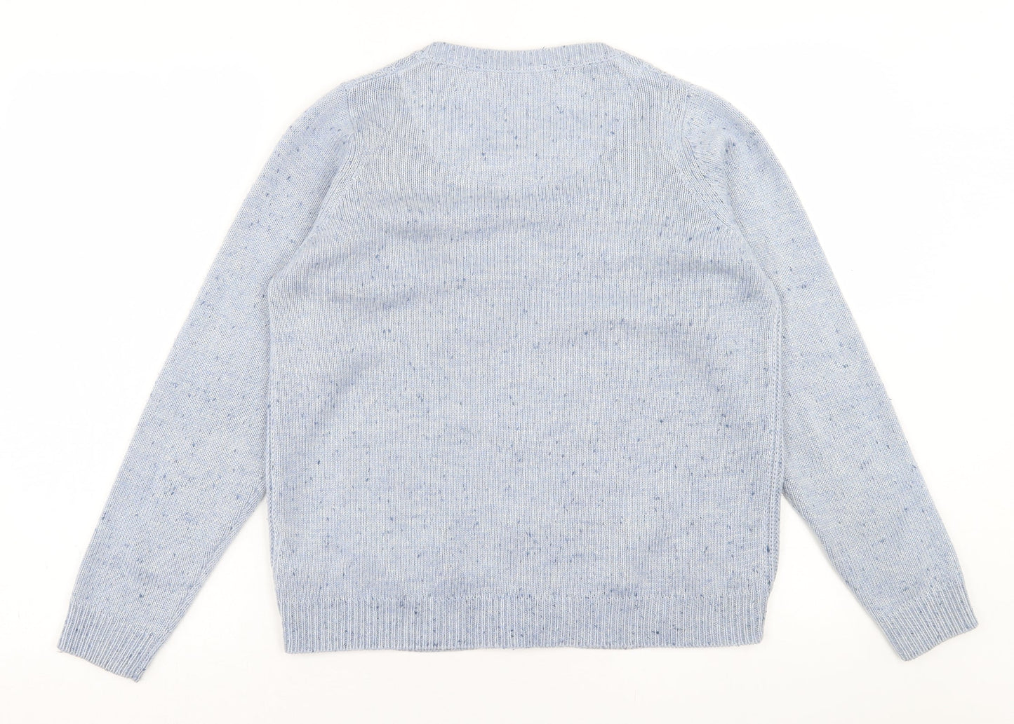 Womens UK Size S ble Blue Cardigan Jumper