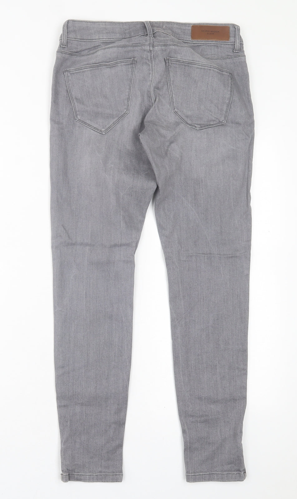 Womens UK Size 30 in VERO MODA Regular Fit Straight Grey Jeans
