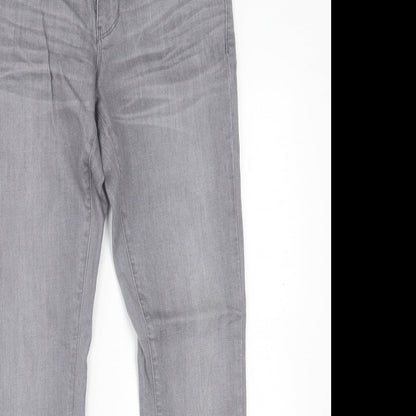Womens UK Size 30 in VERO MODA Regular Fit Straight Grey Jeans