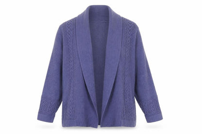 Womens UK Size 8 Indigo Purple Cardigan Jumper
