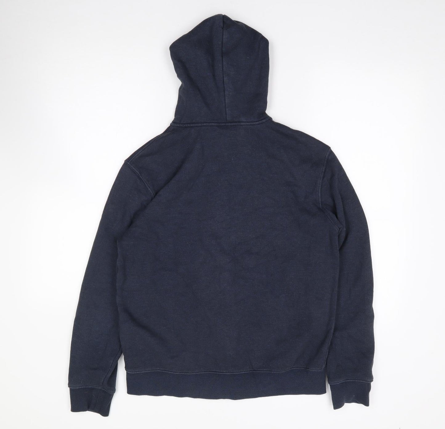 Mens UK Size S H&M Blue Full Zip Hoodie