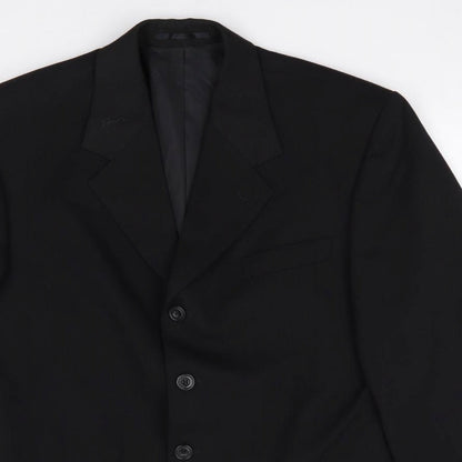 Mens UK Size 40 Blakes Regular Black Suit Jacket