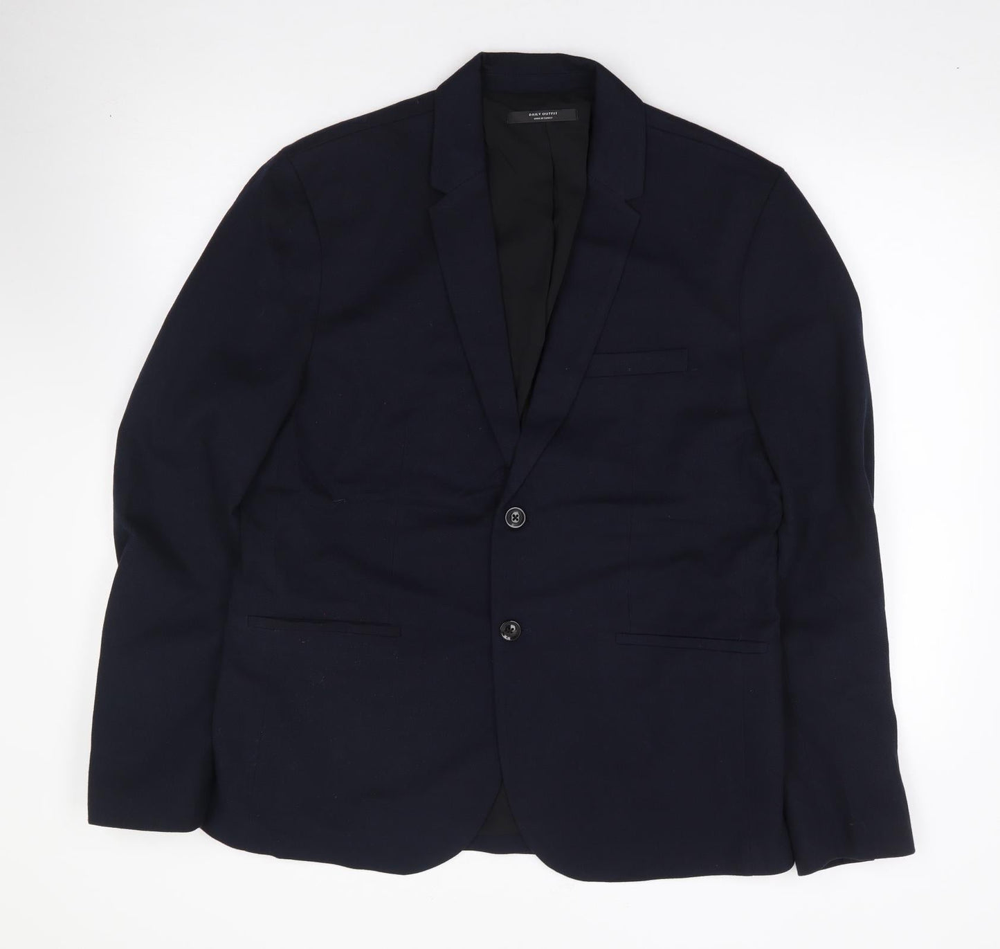 Mens UK Size XL Zara Regular Blue Suit Jacket