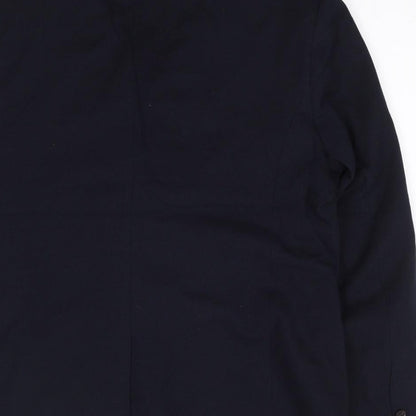 Mens UK Size XL Zara Regular Blue Suit Jacket