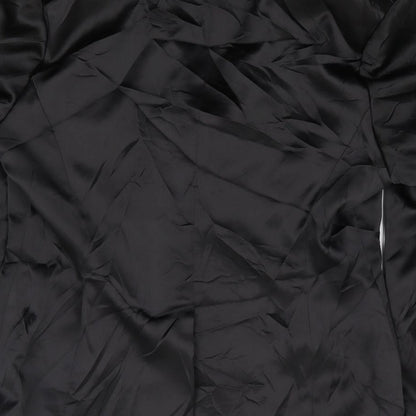 Select Womens Black  Polyester Jacket Blazer Size 12