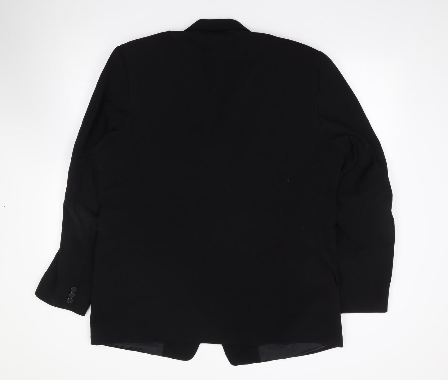 Mens UK Size 44 Preworn Regular Black Suit Jacket