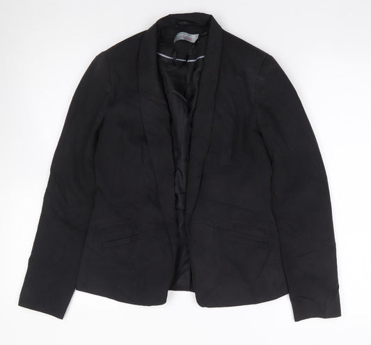 Dorothy Perkins Womens Grey  Polyester Jacket Blazer Size 8