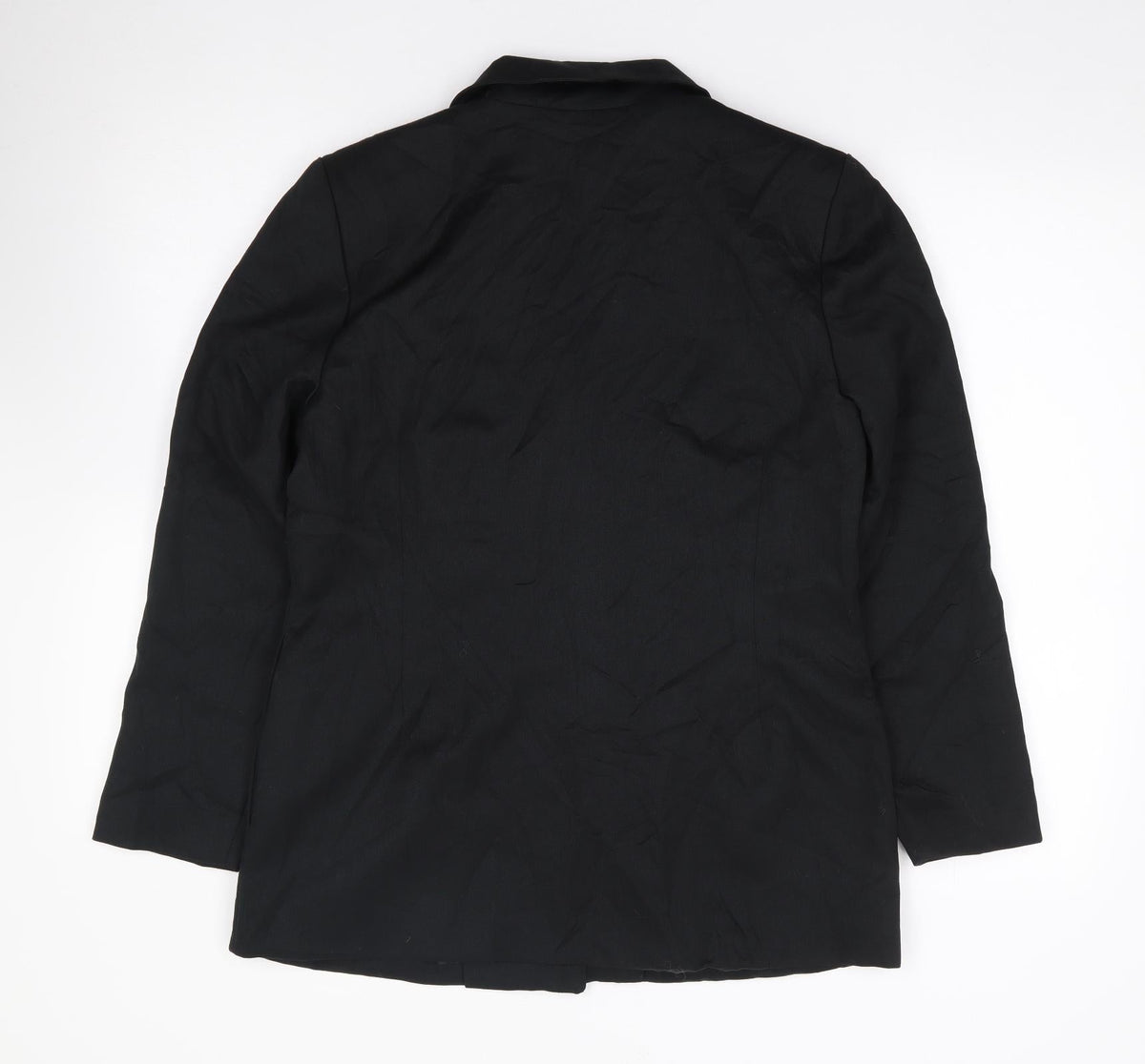 Willow Ridge Womens Black  Polyester Jacket Suit Jacket Size 8