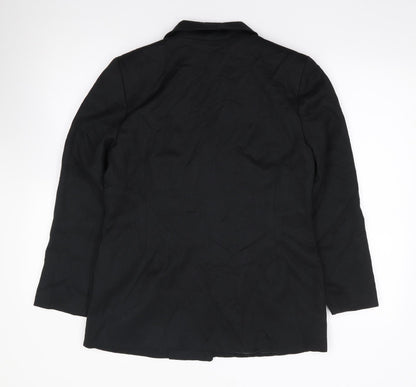 Willow Ridge Womens Black  Polyester Jacket Suit Jacket Size 8