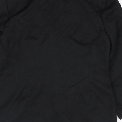 Willow Ridge Womens Black  Polyester Jacket Suit Jacket Size 8