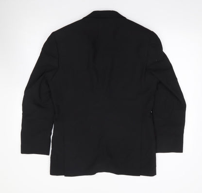 Mens UK Size 36 Tom English Regular Black Suit Jacket