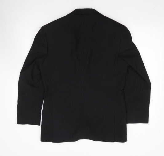 Mens UK Size 36 Tom English Regular Black Suit Jacket