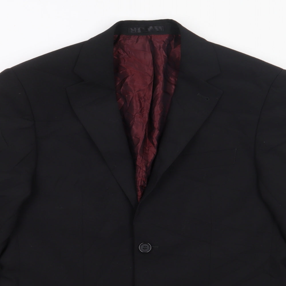Mens UK Size 36 Tom English Regular Black Suit Jacket