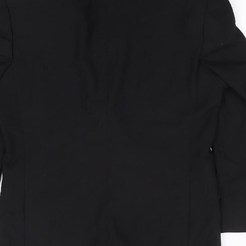 Mens UK Size 36 Tom English Regular Black Suit Jacket