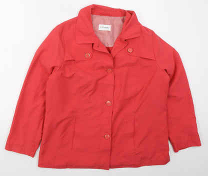 Womens UK Size 16 Marks and Spencer Pink Jacket