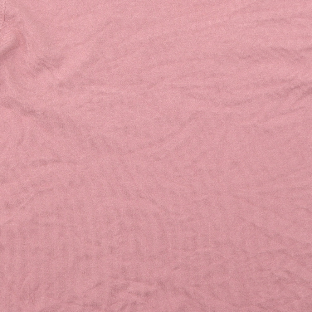 Womens UK Size M Preworn Pink Pullover Jumper