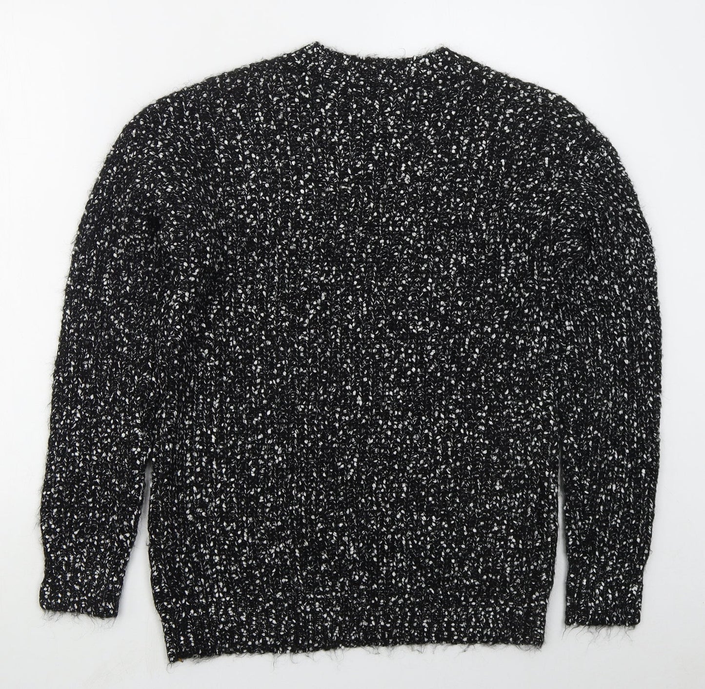 Womens UK Size M Papaya Black Pullover Jumper