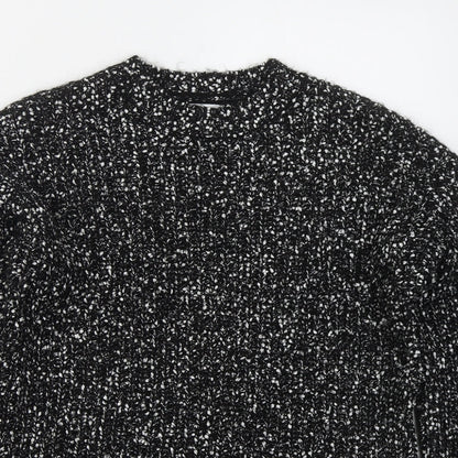 Womens UK Size M Papaya Black Pullover Jumper