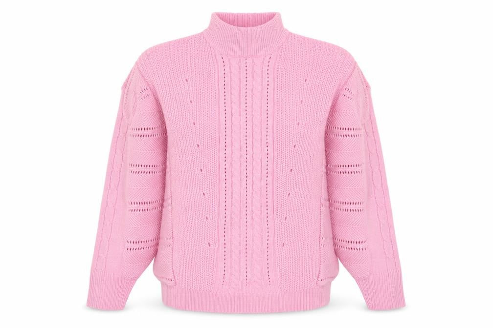 Womens UK Size 14 Boohoo Pink Pullover Jumper