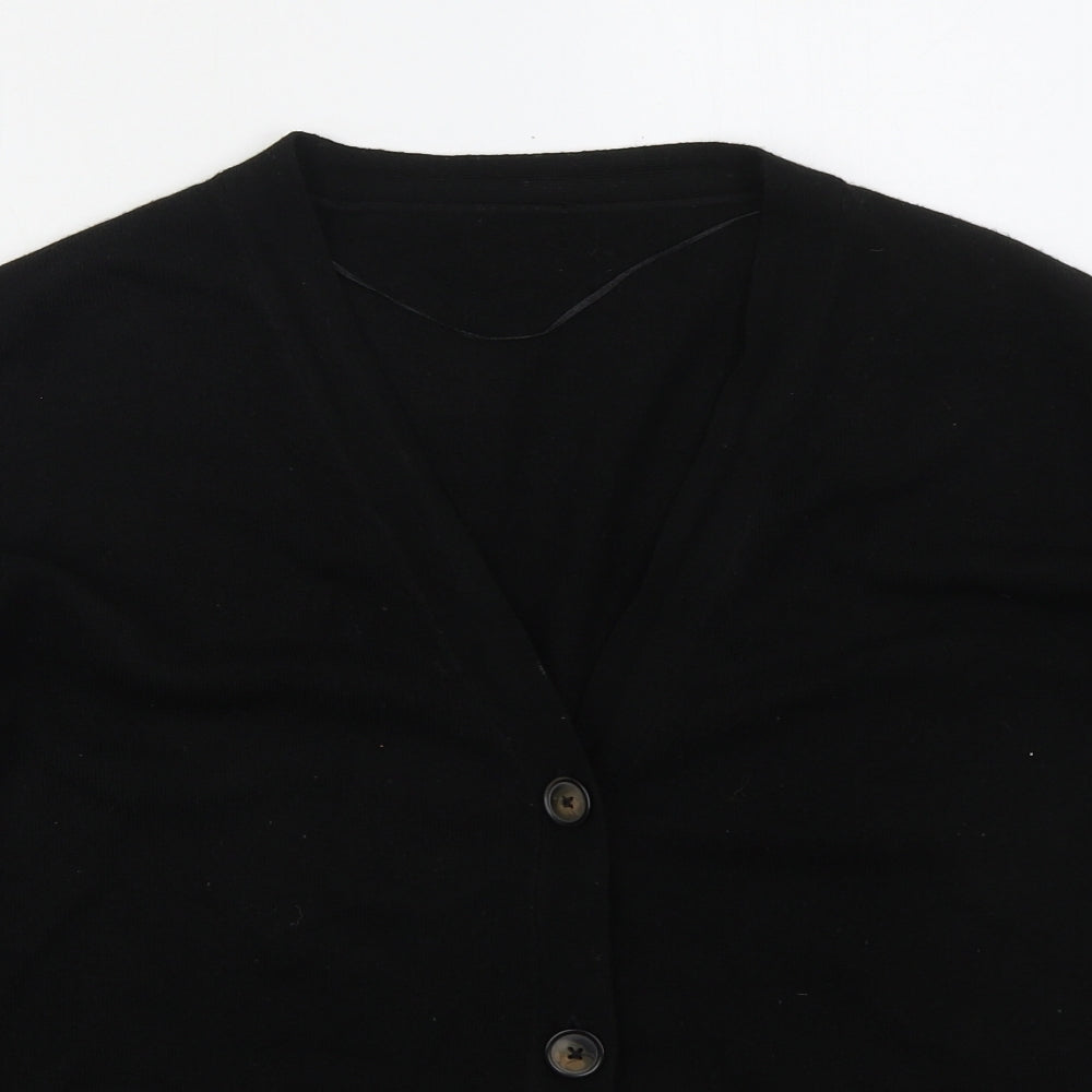 Womens UK Size L Matalan Black Cardigan Jumper