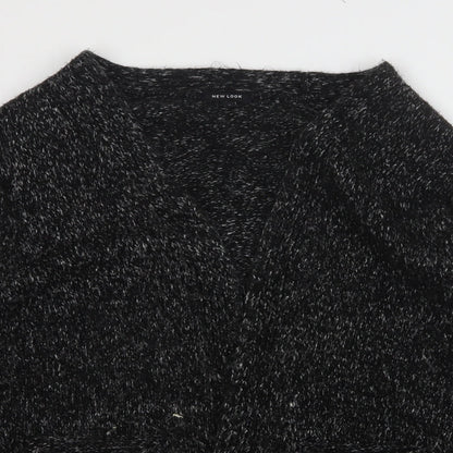 Womens UK Size S New Look Grey Cardigan Jumper