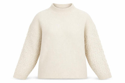Womens UK Size M George Beige Pullover Jumper