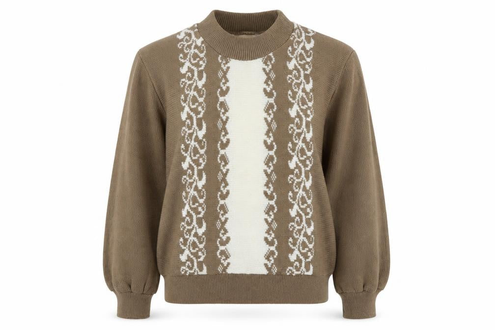 Womens UK Size 12 Compliments Brown Pullover Jumper