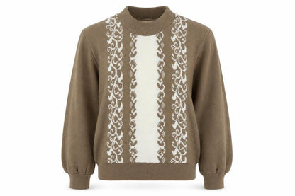 Womens UK Size 12 Compliments Brown Pullover Jumper