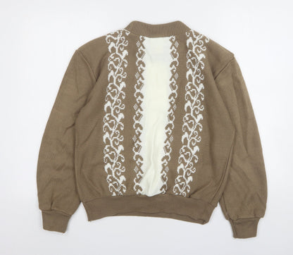 Womens UK Size 12 Compliments Brown Pullover Jumper